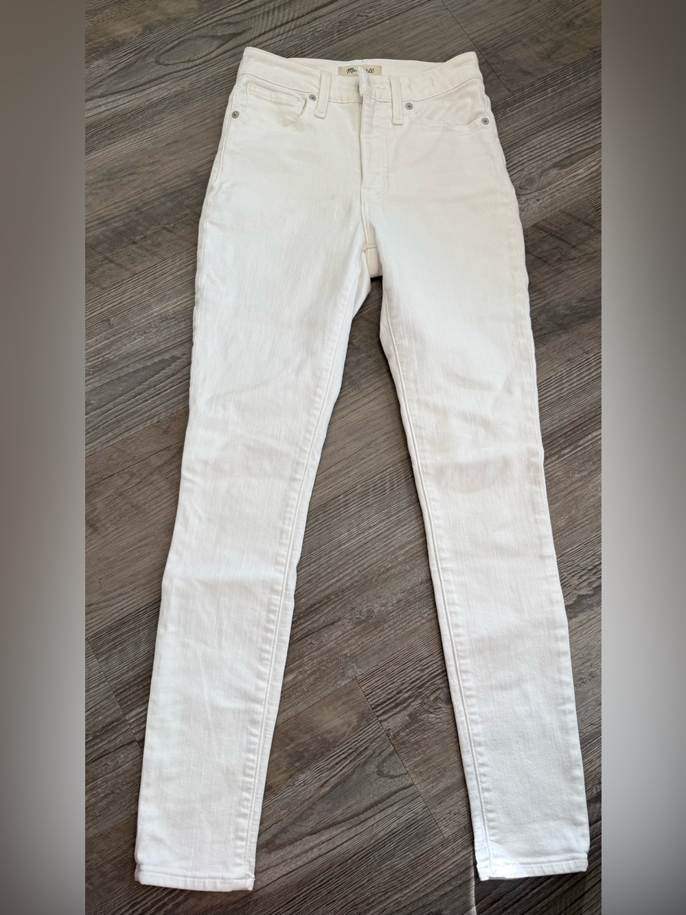 Madewell Curvy High-rise White Skinny Jeans for Women